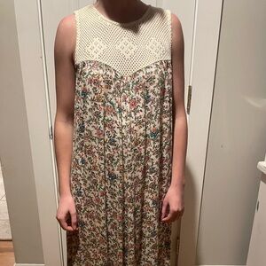 Lucky Brand Floral Print Maxi Dress